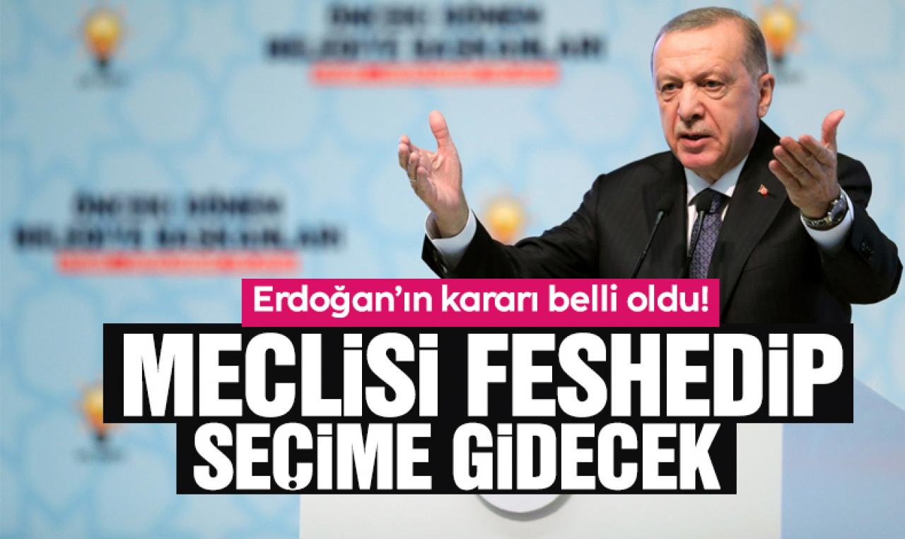 Cumhurbaşkanı Erdoğan için flaş iddia! Meclisi feshedip 14 Mayıs'ta seçim yapacak