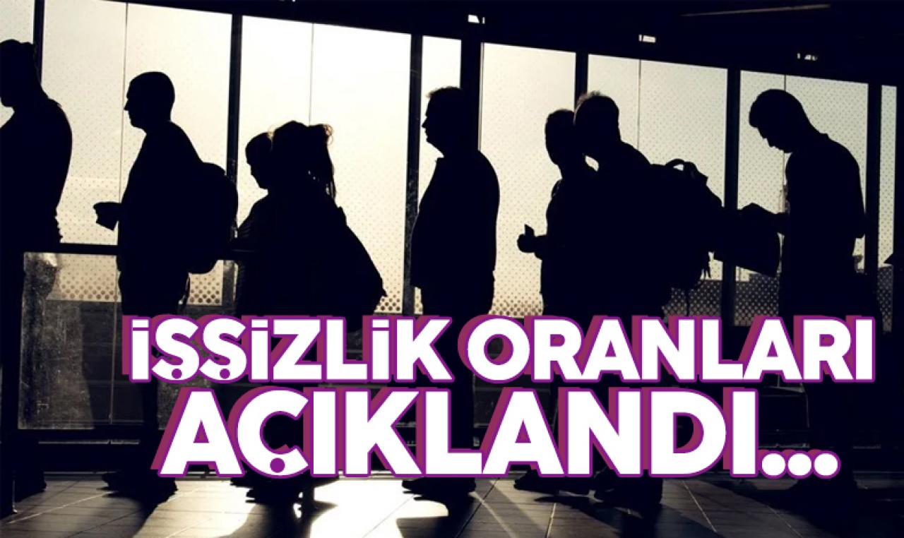 TÜİK işsizlik oranlarını açıkladı!