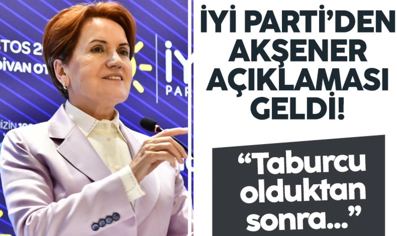 İYİ Parti'den hastaneye kaldırılan Meral Akşener hakkında açıklama