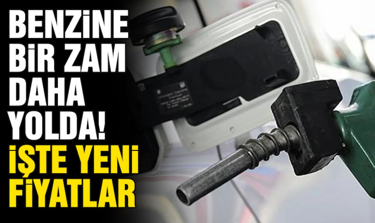 Benzine salıdan itibaren zam