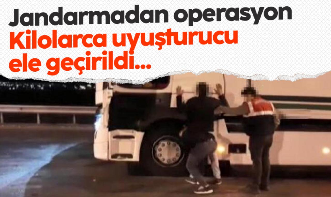 Jandarmadan uyuşturucu operasyonu: 69 kilogram ele geçirildi