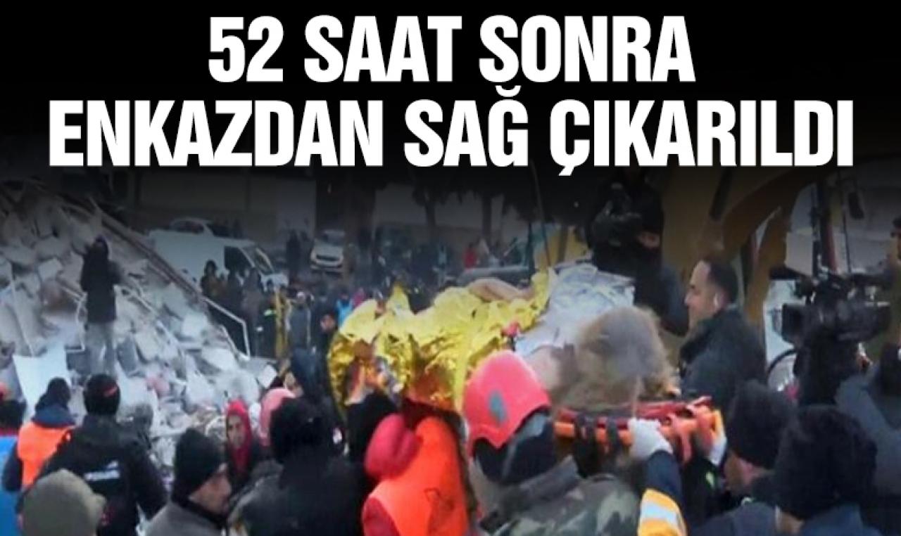 Kahramanmaraş'taki otel enkazından 52 saat sonra sağ çıktı!