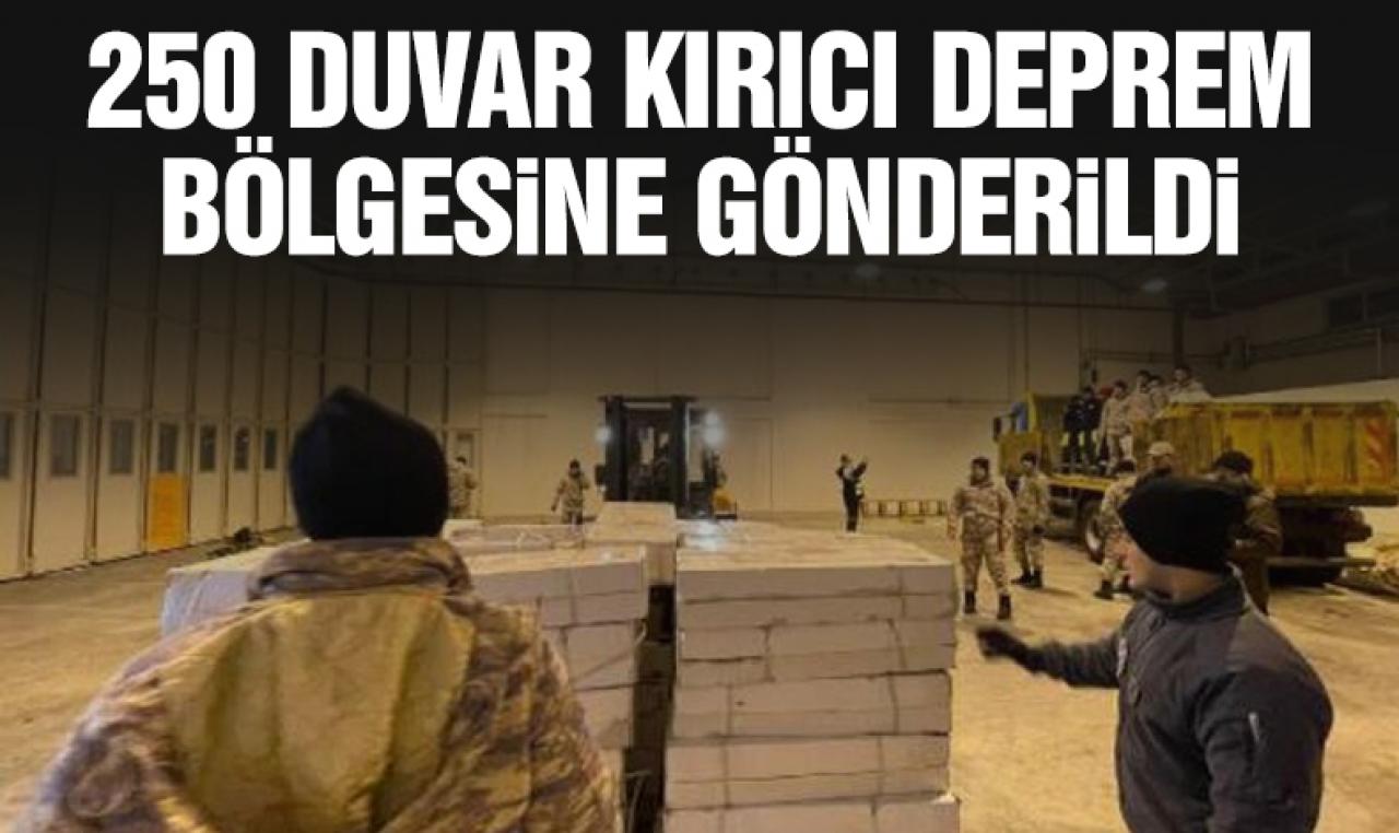 Sanayi ve Teknoloji Bakanlığı 250 adet duvar kırıcı iş makinesini deprem bölgesine gönderdi