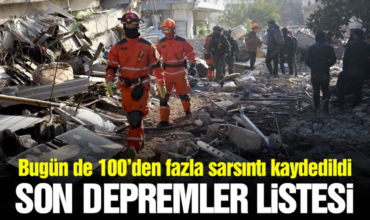 13 Şubat 2023 Pazartesi Kahramanmaraş depremleri! En son nerede ve ne zaman deprem oldu?