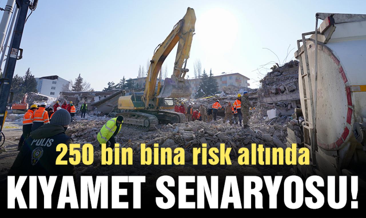 Kıyamet senaryosu: 250 bin bina risk altında