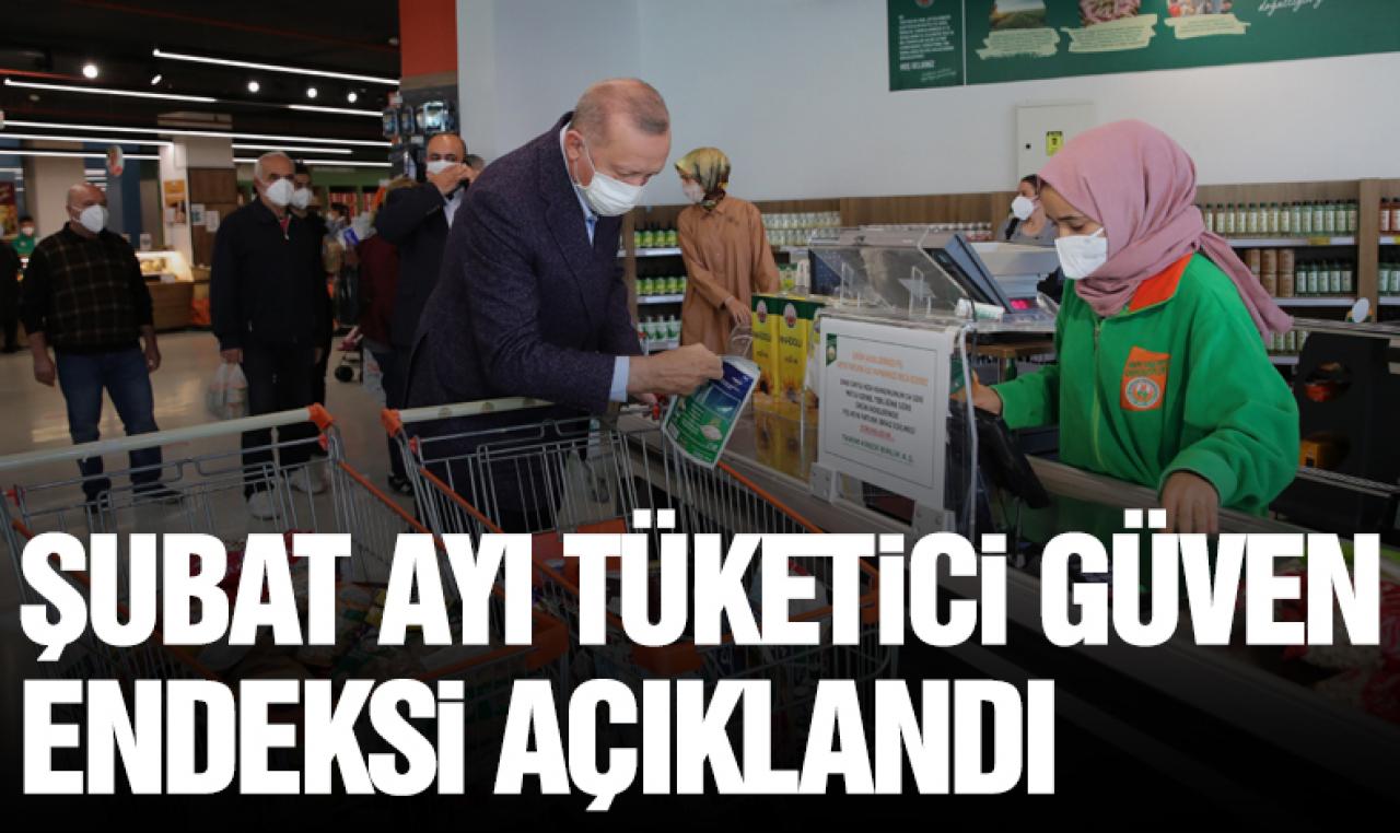 Şubat ayı tüketici güven endeksi açıklandı