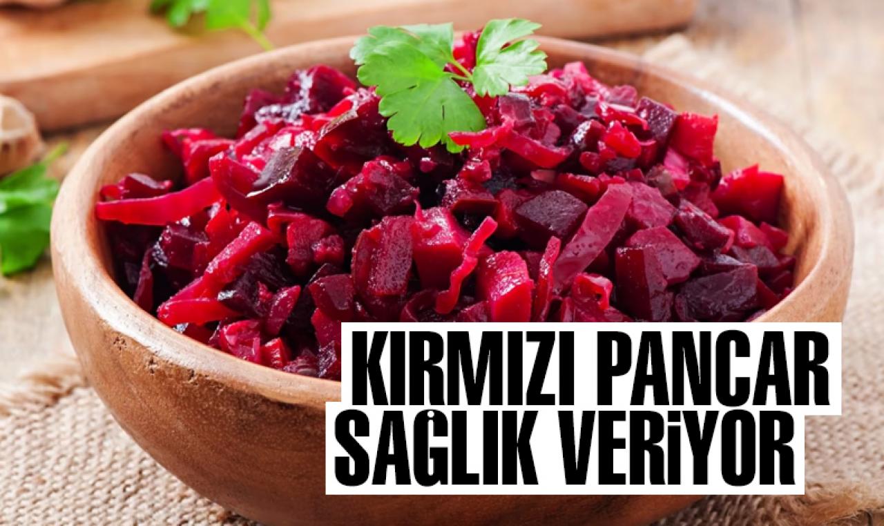 Kırmızı pancar sağlık veriyor