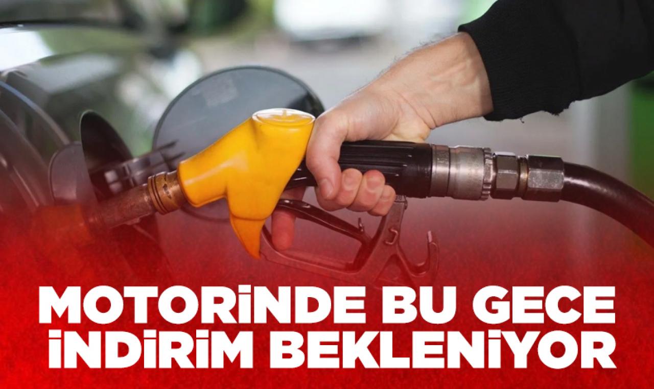 Gece yarısından itibaren motorin fiyatlarında indirim bekleniyor