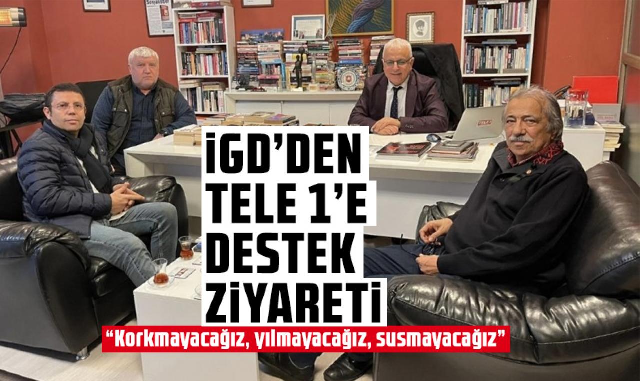 İGD’den 3 gün karartılan Tele1’e destek ziyareti