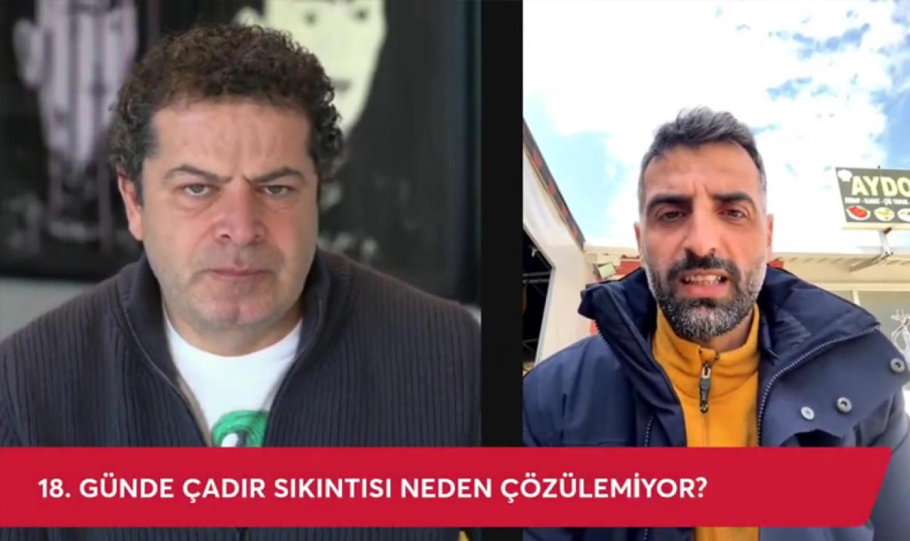 Cihan Şehla: İmkanı olan herkes çadır göndersin