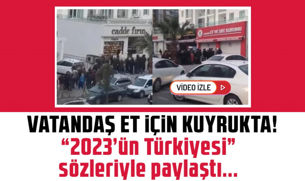 Et ve Süt Kurumu Beylikdüzü Mağazası önünde metrelerce kuyruk!