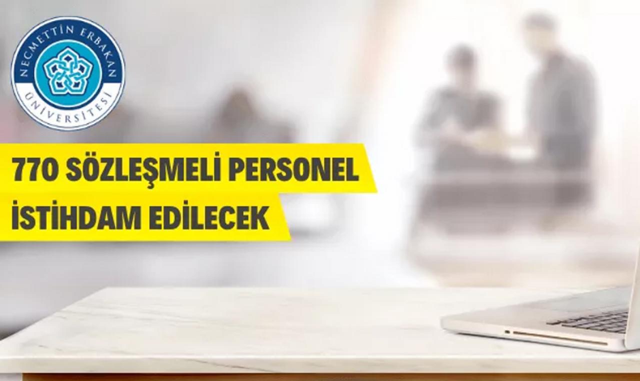 Necmettin Erbakan Üniversitesi'nden Personel Alımı Yapacak