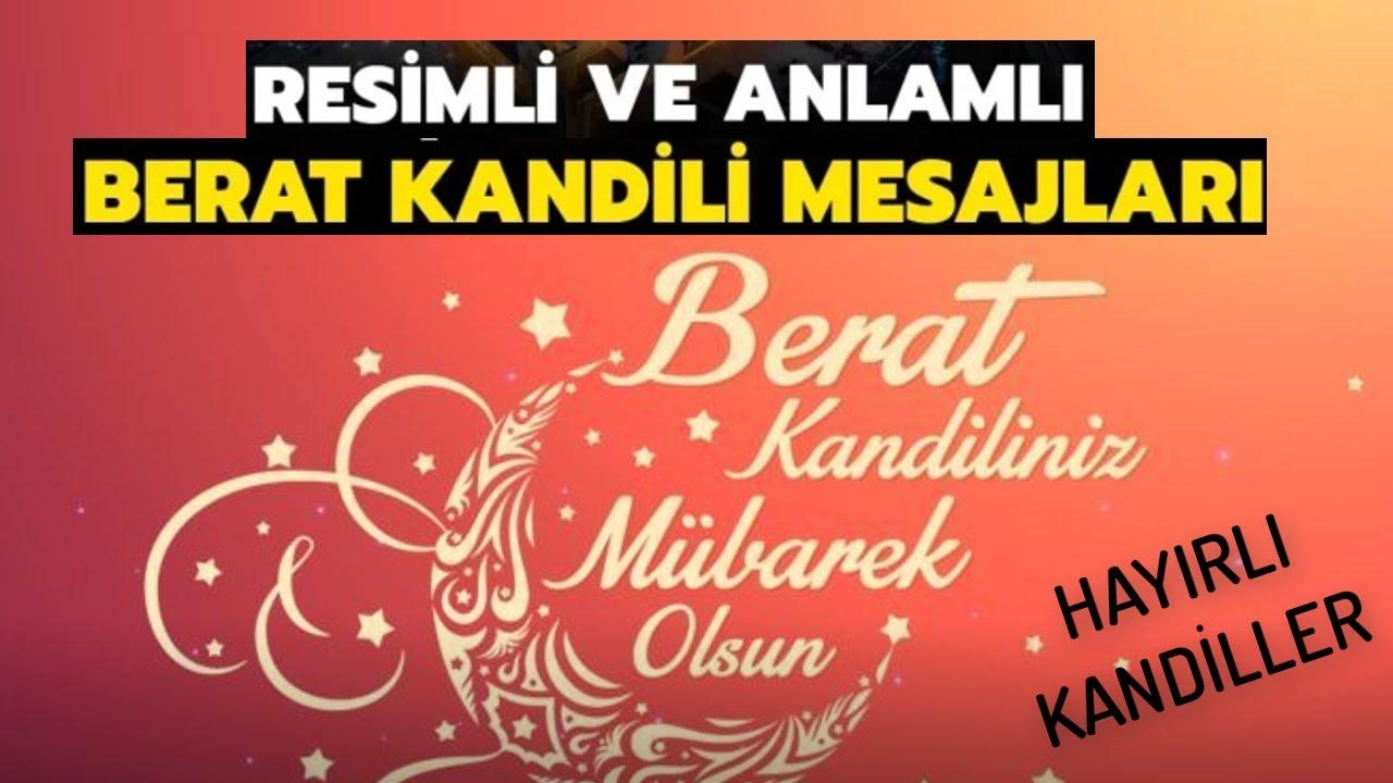 Resimli Berat Kandili Mesajları listesi 2023