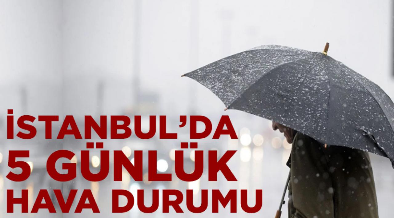 8 mart 2023 İstanbul 5 günlük hava durumu