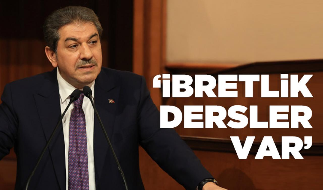 İbretlik dersler var