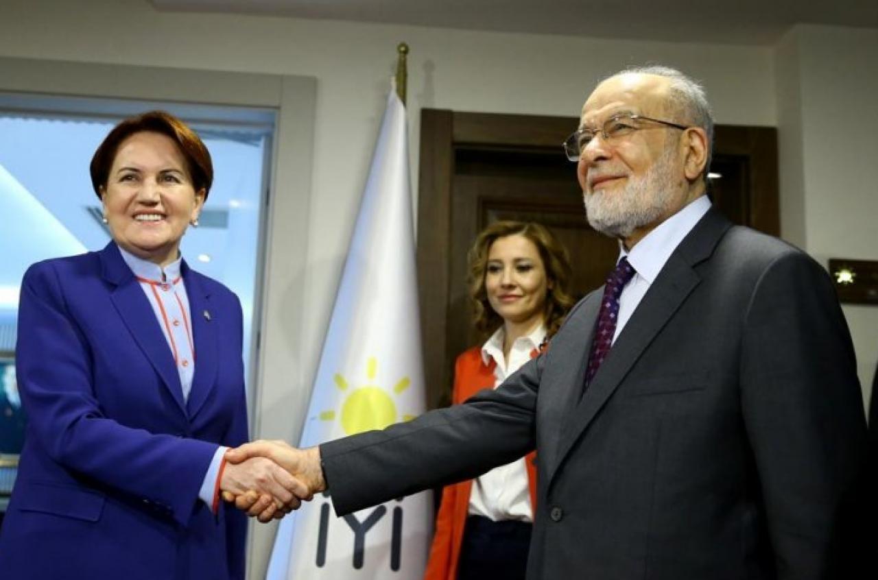 Karamollaoğlu, Akşener'i ziyaret etti