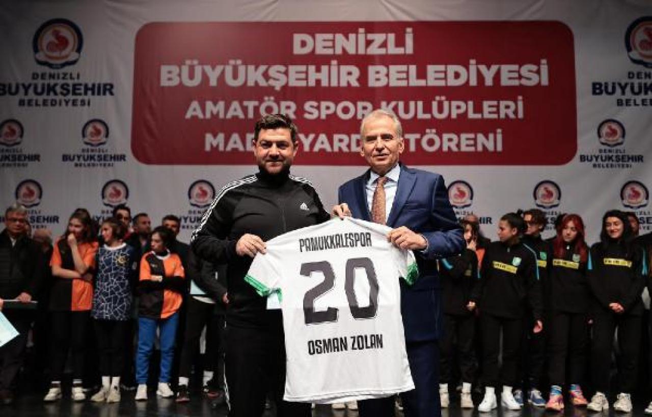 Denizli Büyükşehir Belediyesi'nden amatör spor kulüplerine destek