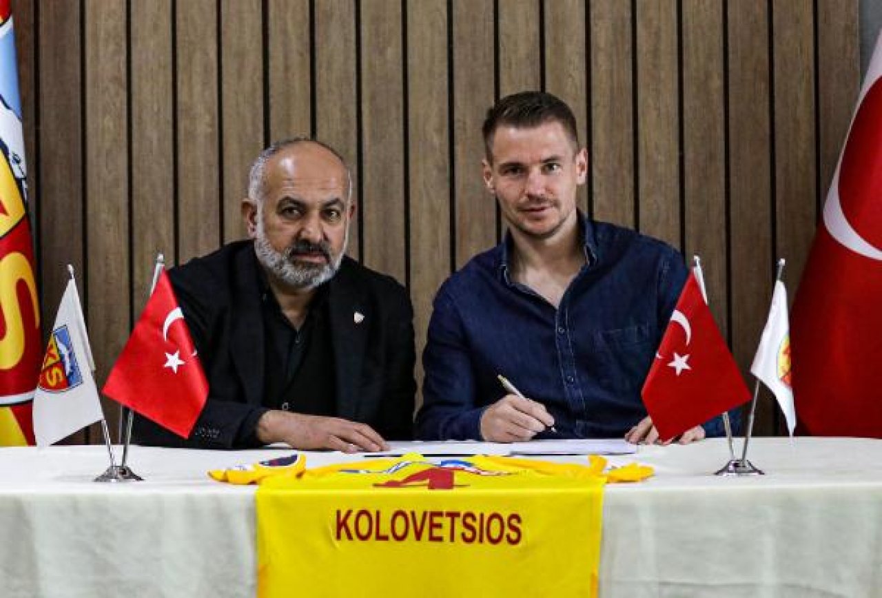 Kayserispor, Dimitrios Kolovetsios’un sözleşmesini uzattı