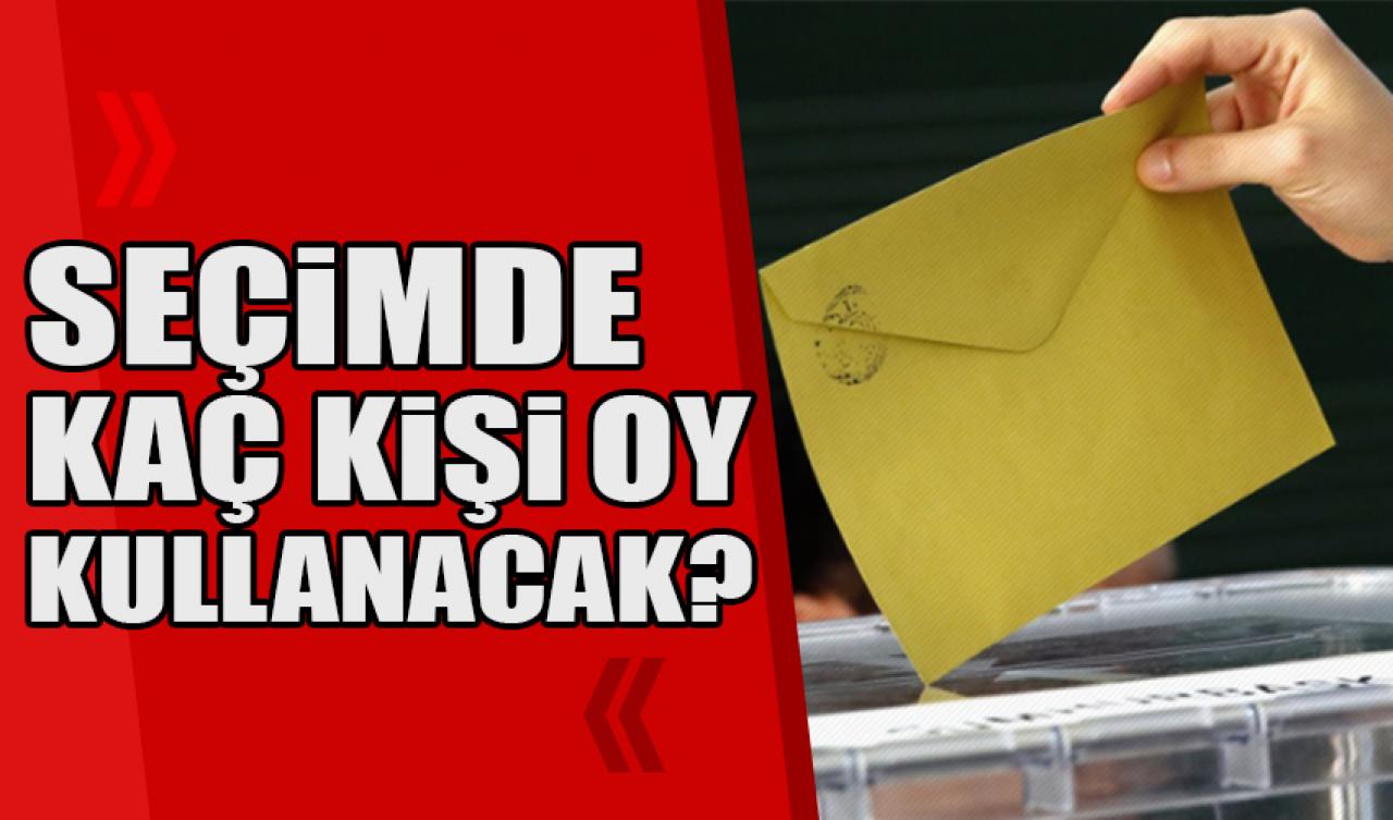 2023 seçimlerinde kaç kişi oy kullanacak?