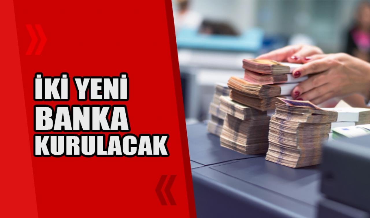 Resmi Gazete'de yayımlanan kararla iki yeni 'banka' kurulacak