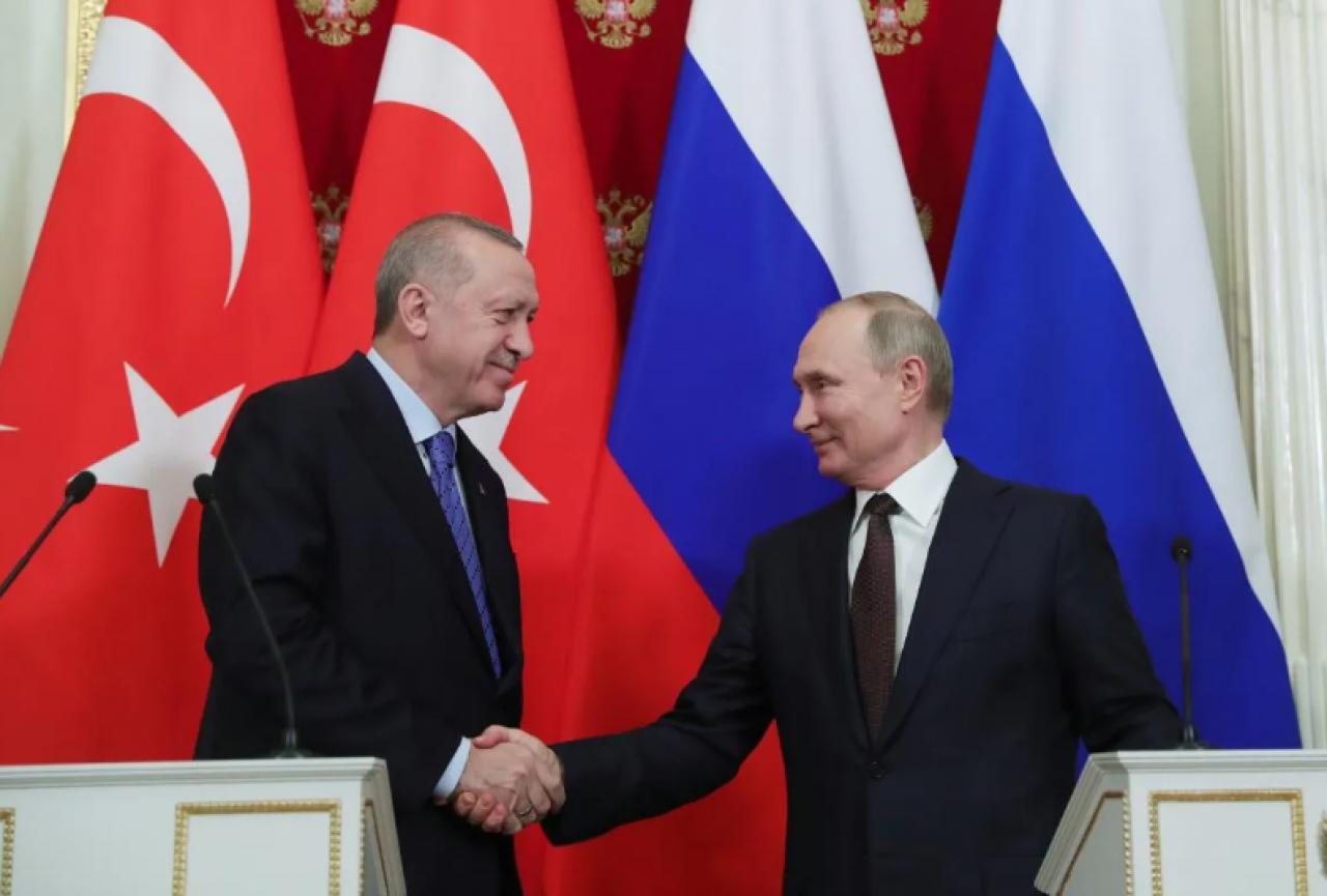 Cumhurbaşkanı Erdoğan ile Putin görüştü