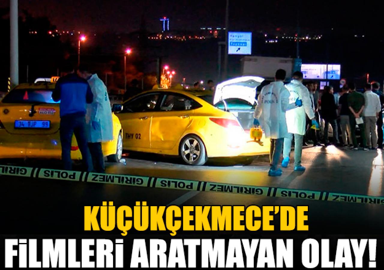 Küçükçekmece'de filmleri aratmayan olay!