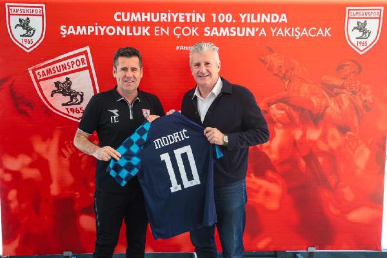 Hırvatistan Futbol Federasyonu Başkanı Davor Suker Samsun’da