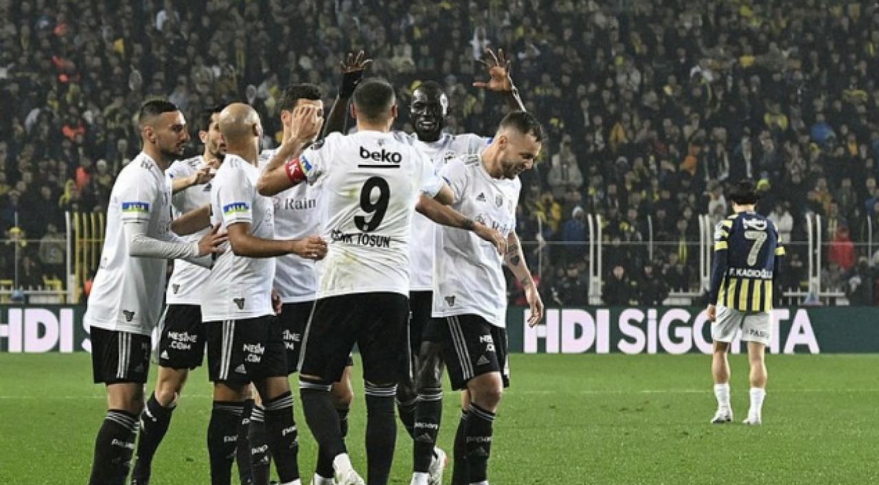 Beşiktaş deplasmanda Fenerbahçe'yi 4-2 yendi