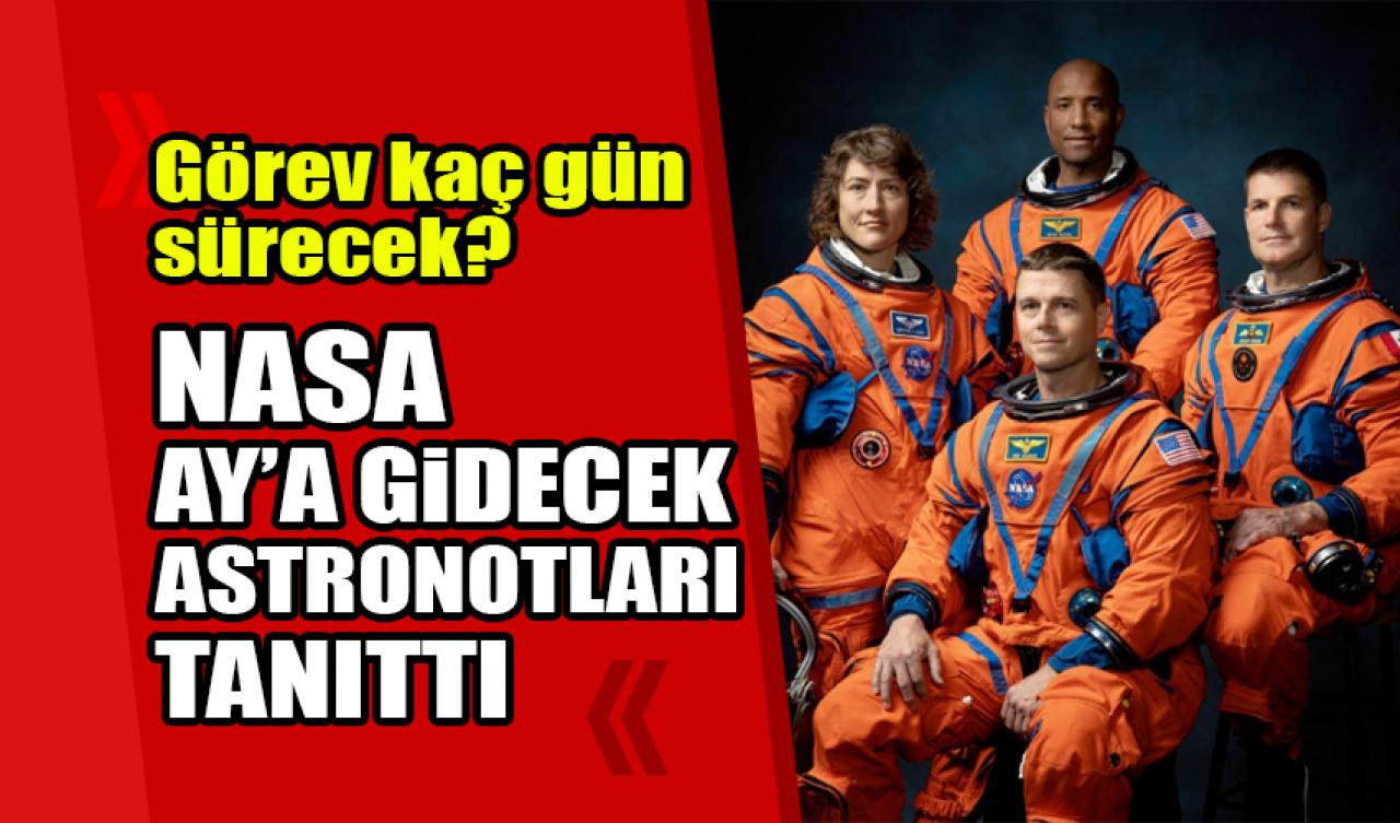 NASA, Artemis II insanlı Ay görevinde yer alacak 4 astronotu tanıttı