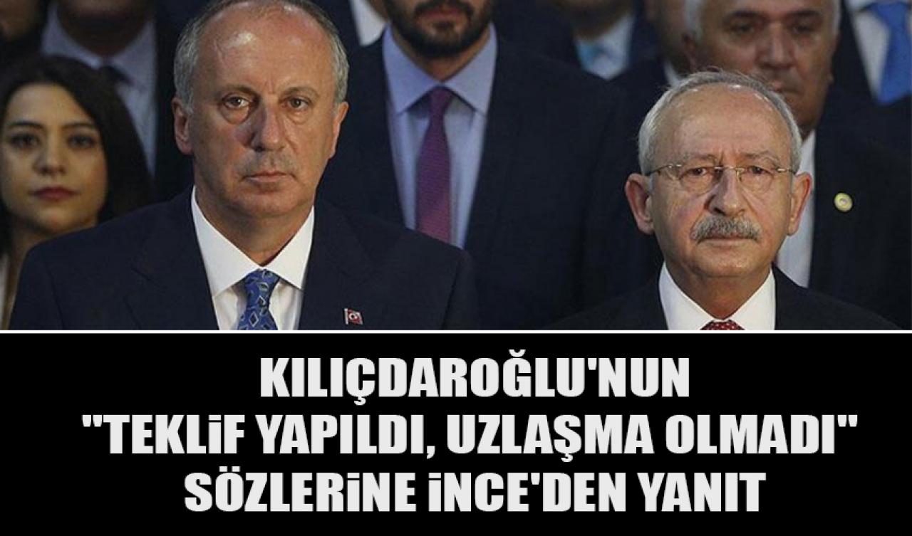 Muharrem İnce'den yanıt: İttifak teklifi yapıldı mı?