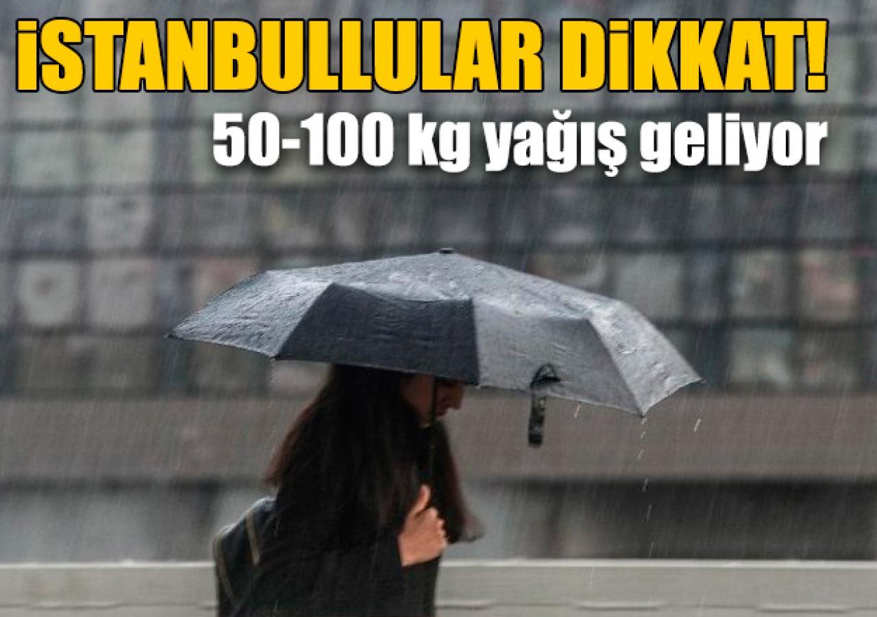 Yarına dikkat! İstanbul'da pazar günü için sağanak yağmur uyarısı