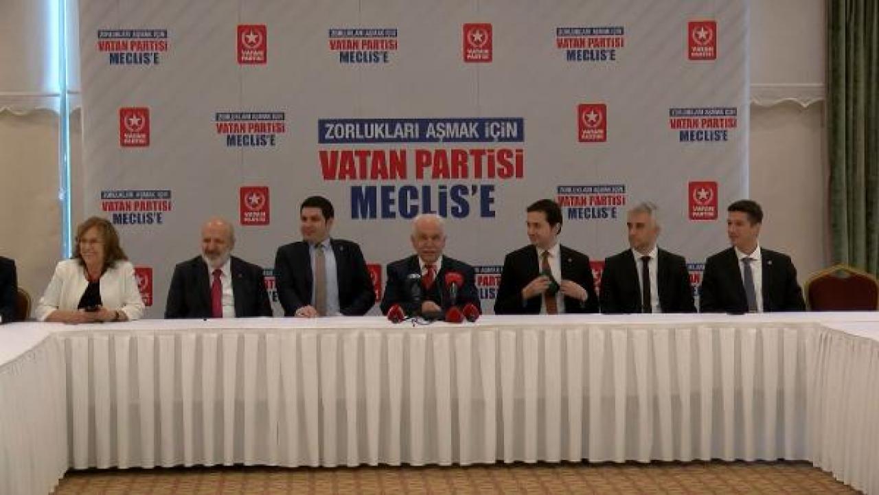 Vatan Partisi seçim bildirgesini açıkladı 