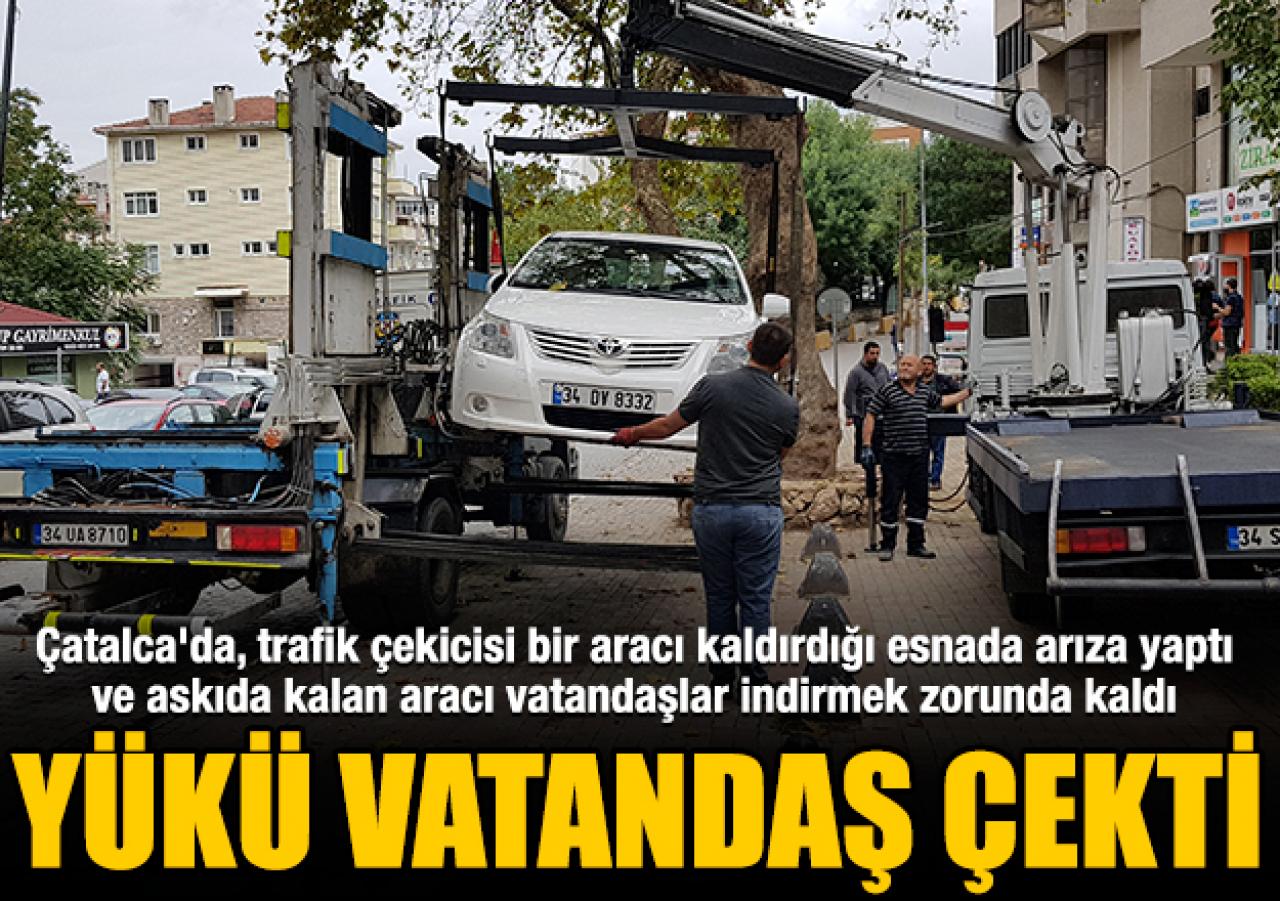 Yükü vatandaş çekti