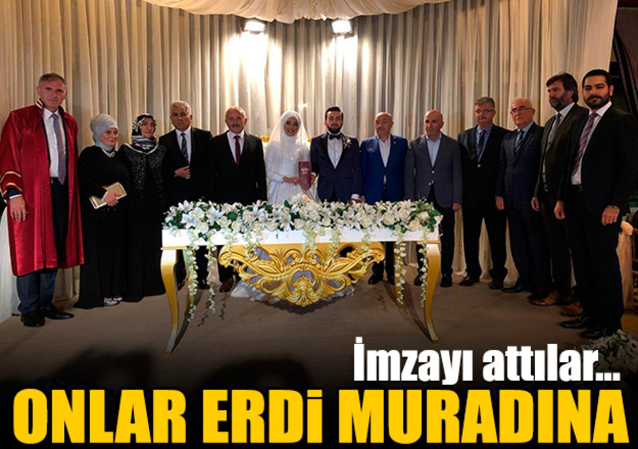 Onlar erdi muradına