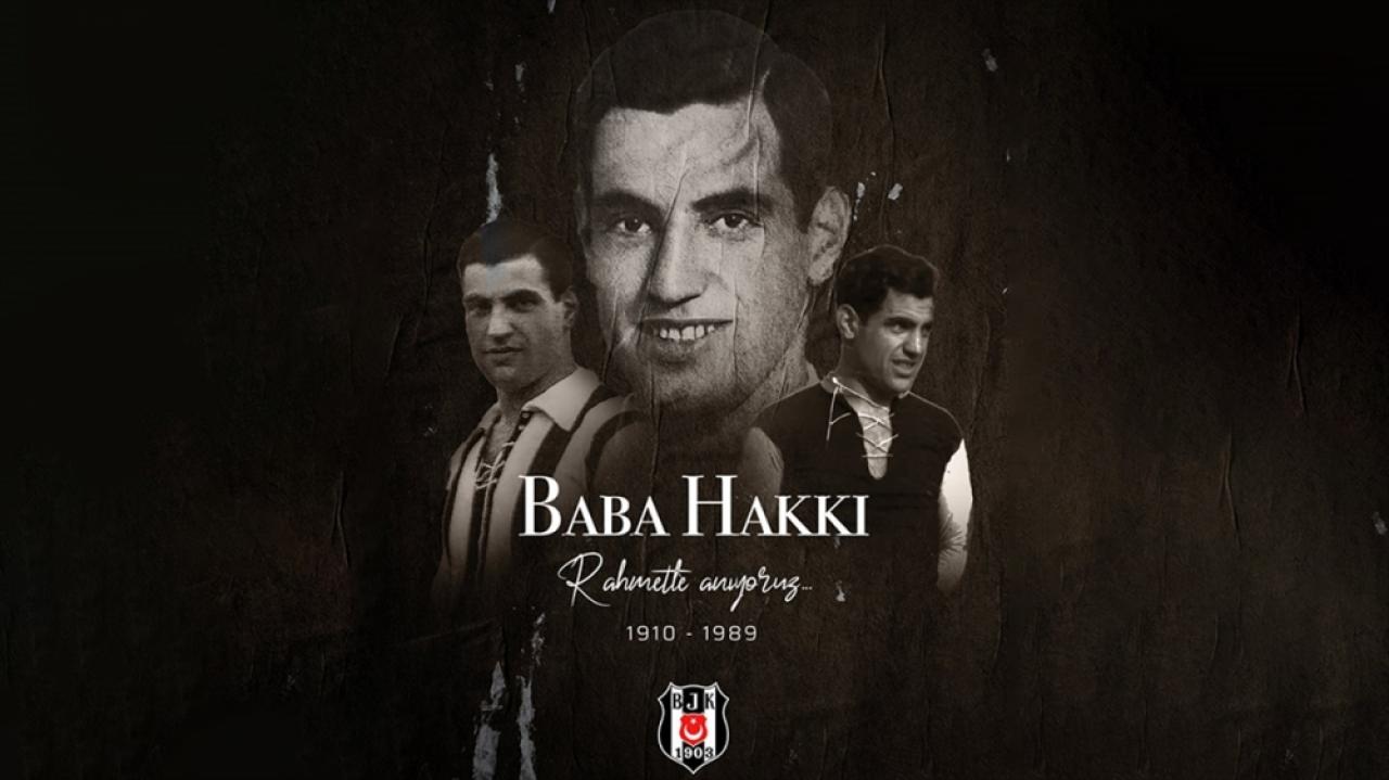 Beşiktaş'ta "Baba Hakkı" anıldı