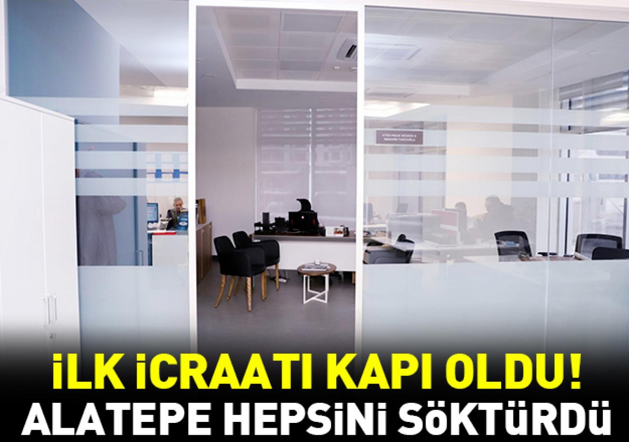 İlk icraatı kapı söktürmek oldu