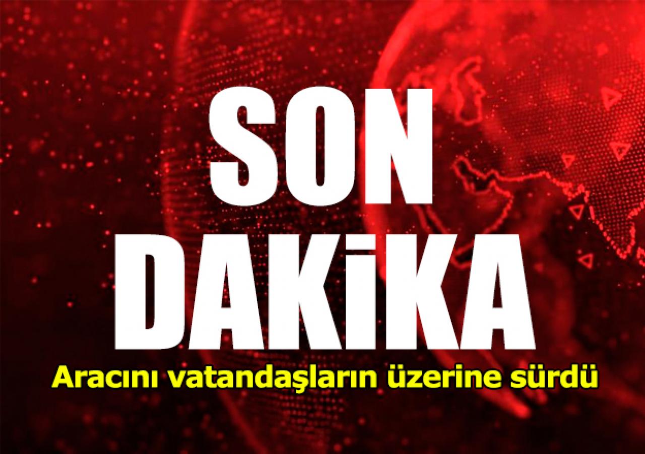 Küçükçekmece'de uyuşturucu satıcısı aracını vatandaşların arasına sürdü