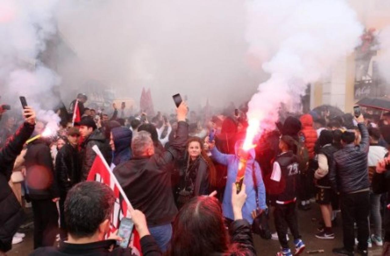 Samsun'da şampiyonluk coşkusu