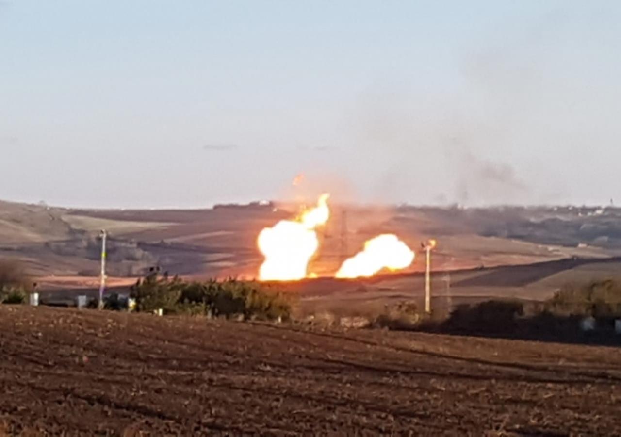 Çatalca'da BOTAŞ gaz borusu patladı!