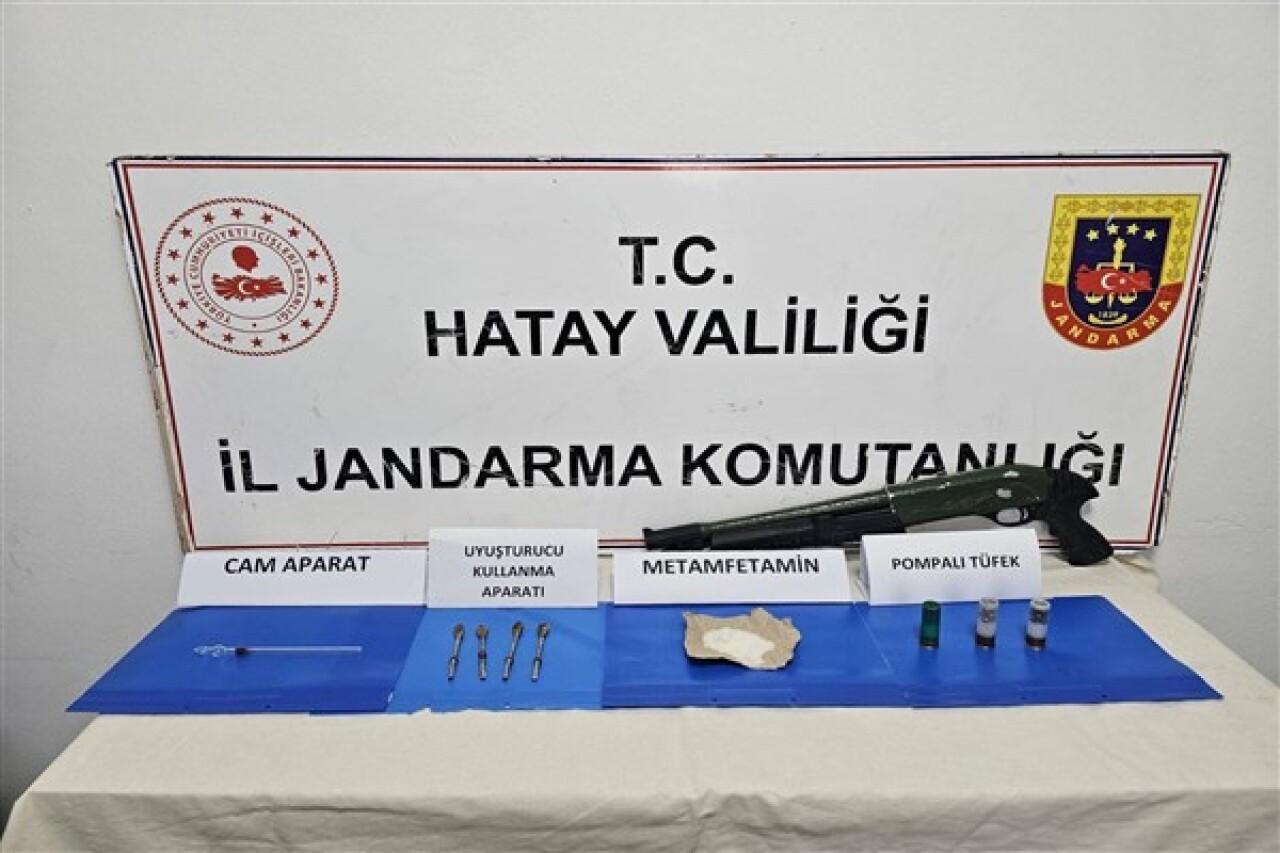 Hatay'da uyuşturucu ve kaçakçılık operasyonu