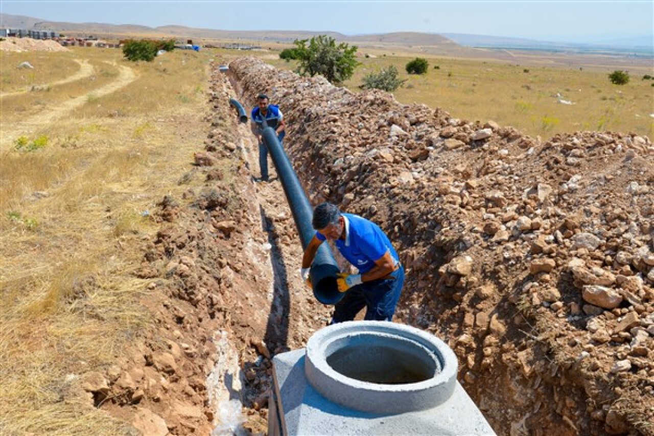 MASKİ, Yazıhan Çivril'e içme suyu hattı inşa etti