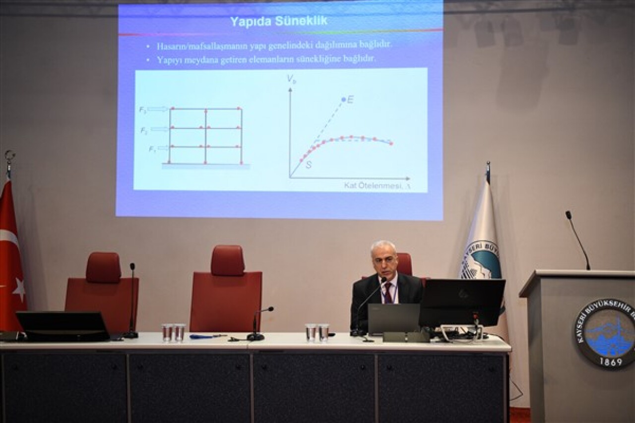 Kayseri Büyükşehir Belediyesi'nden deprem ve hasar tespit eğitimi