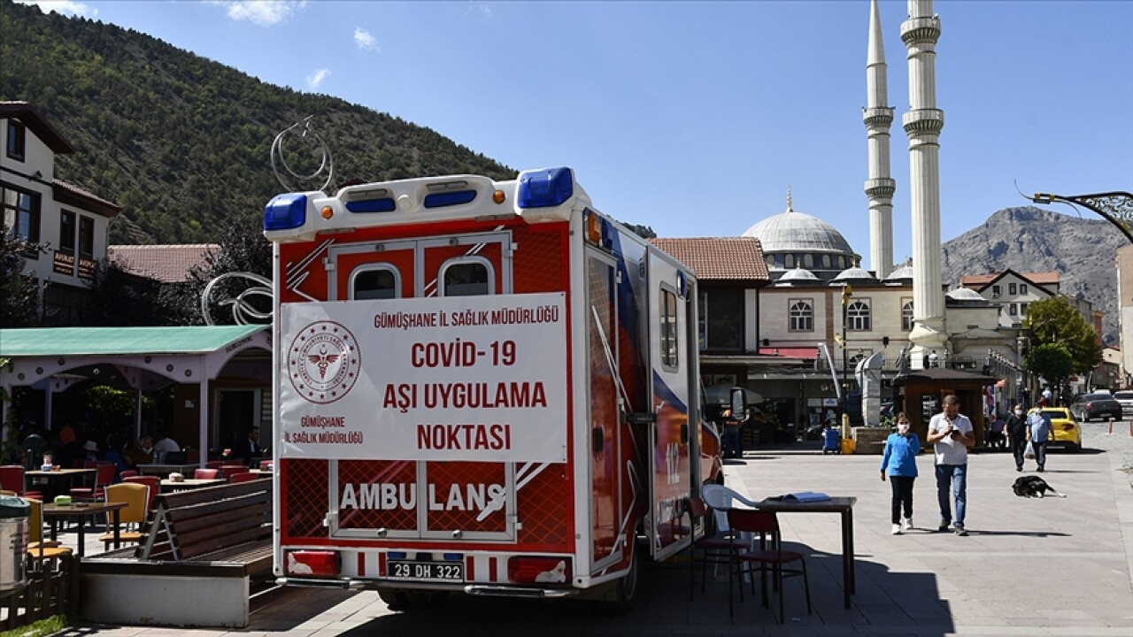 Kovid-19 risk haritasında 'turuncu' kategorideki Gümüşhane'de aşı çağrısı