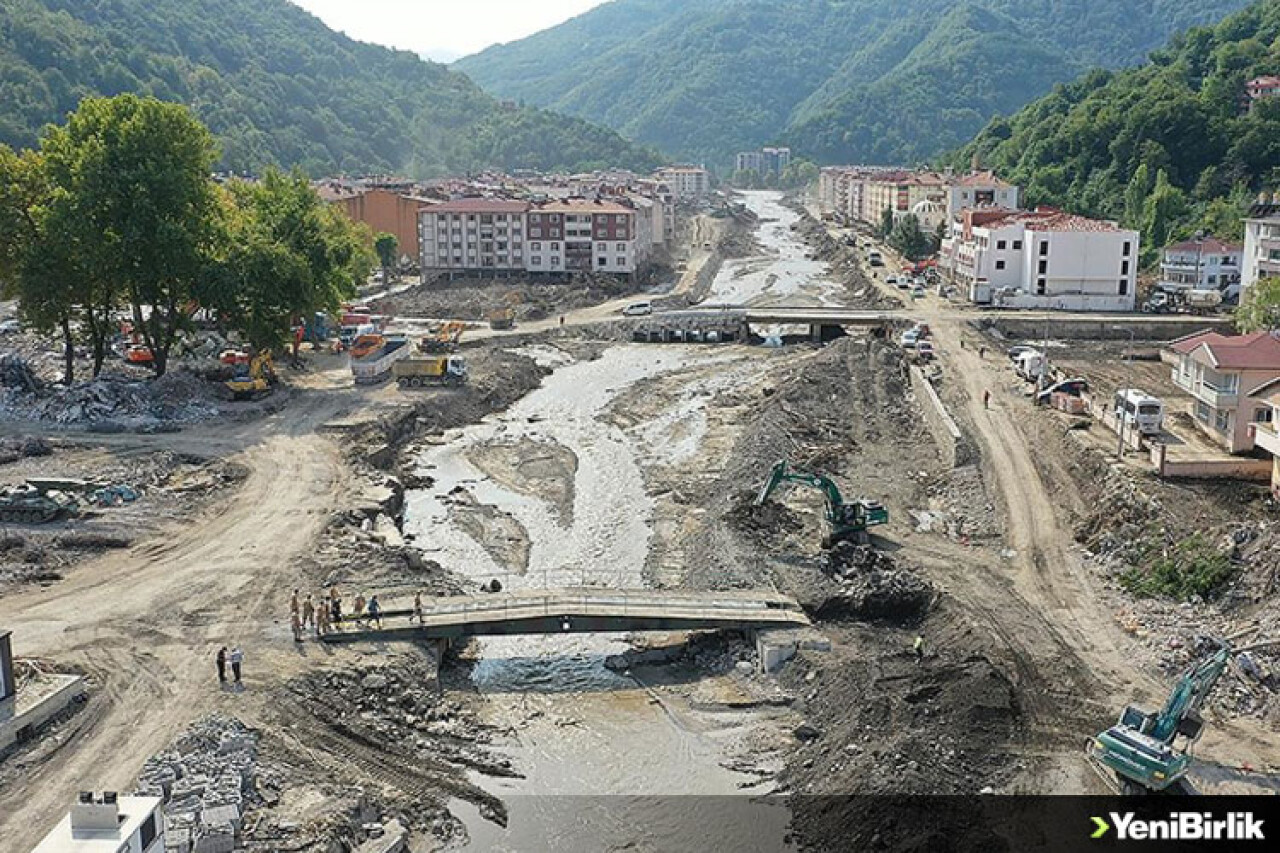 Bozkurt'taki sel felaketinin 20'nci gününde çalışmalar aralıksız sürüyor