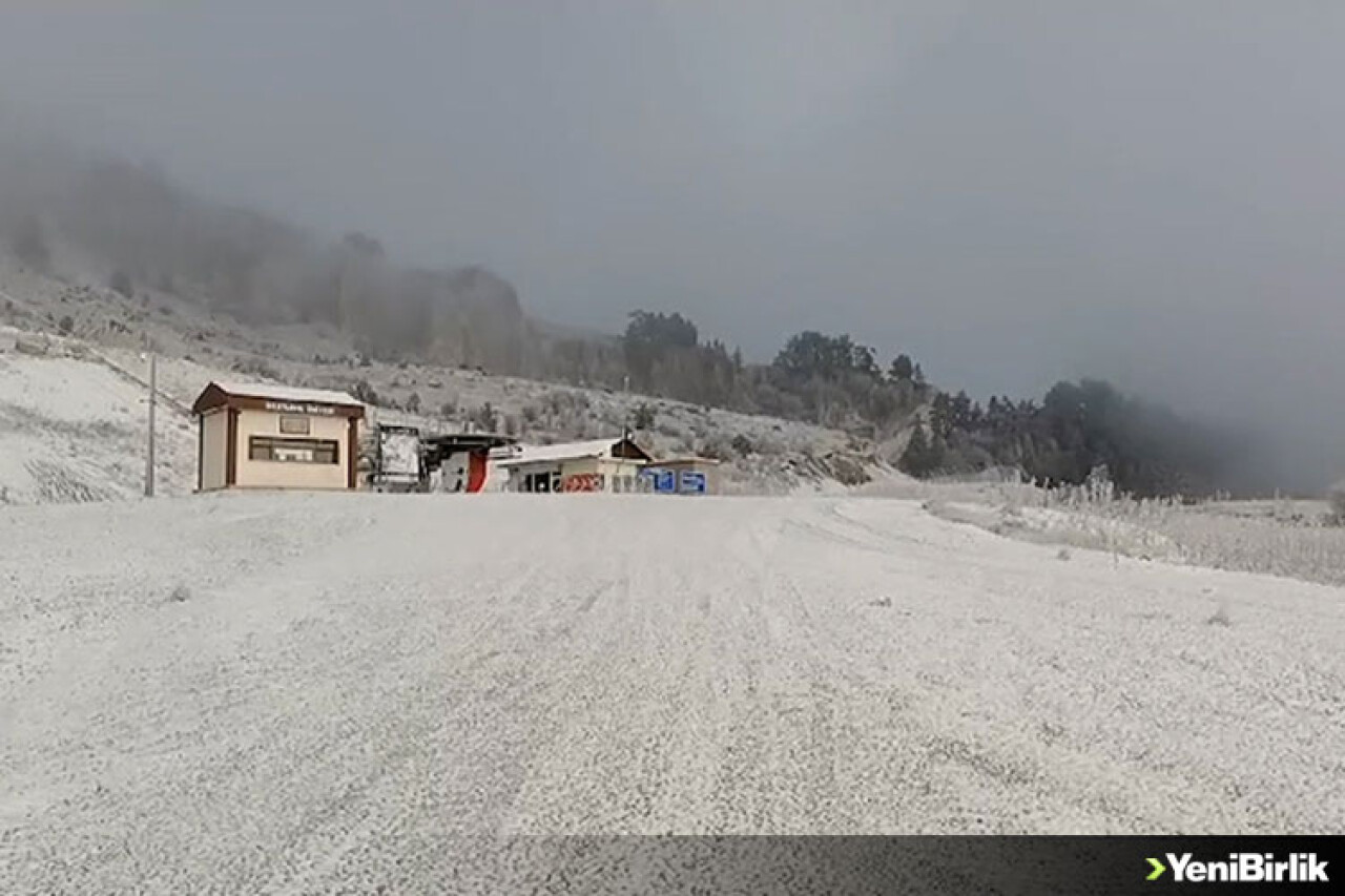 Keltepe Kayak Merkezi beyaz örtüyle kaplandı