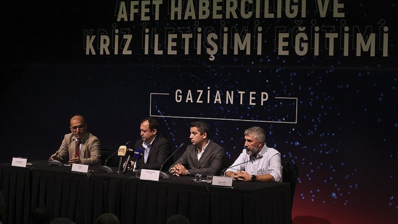 Gaziantep'te "Afet Haberciliği ve Kriz İletişimi Eğitimi" sona erdi