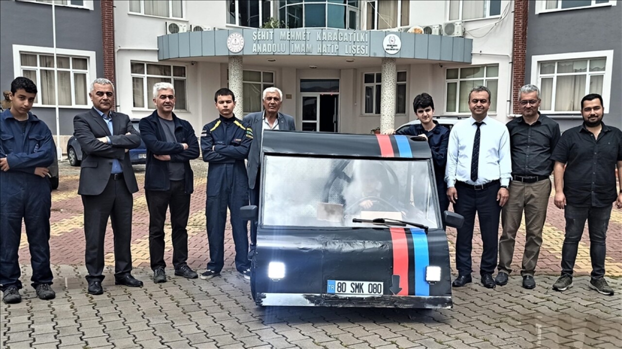 Osmaniye'de liselilerin ürettiği elektrikli araç "Pars 2023", TEKNOFEST'te yarışacak