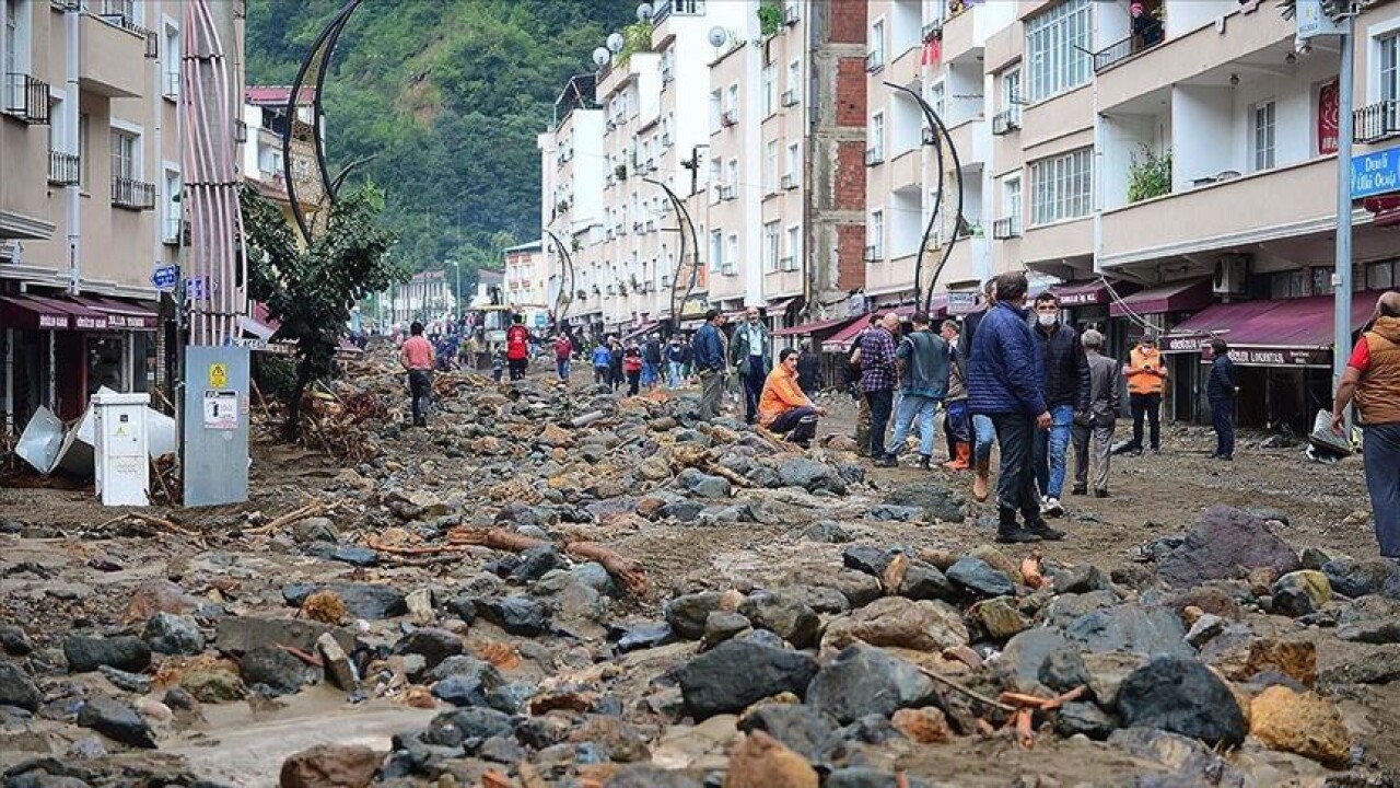 Giresun'daki selde hayatını kaybedenlerin sayısı 4'e yükseldi