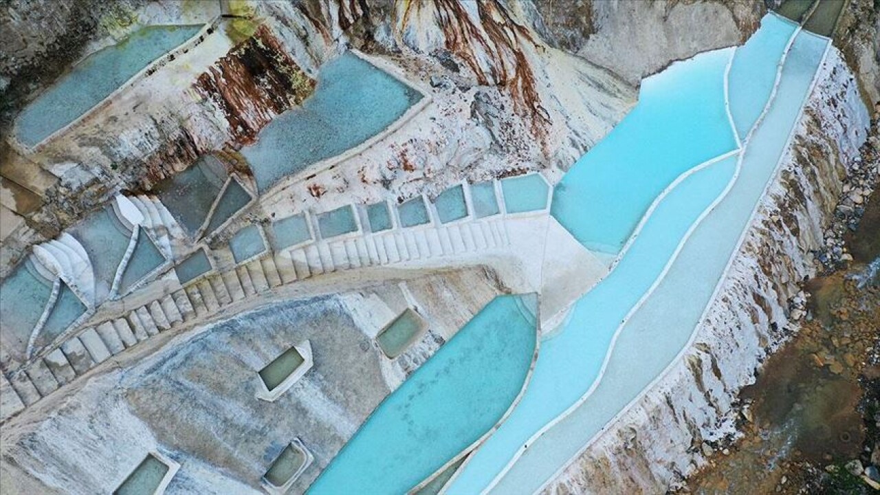 Göksu travertenleri Giresun'un Pamukkale'si olacak