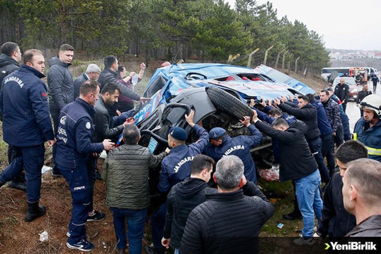 Eskişehir'de zincirleme trafik kazası